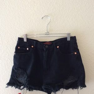 Signature 8 denim shorts